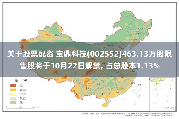 关于股票配资 宝鼎科技(002552)463.13万股限售股将于10月22日解禁, 占总股本1.13%