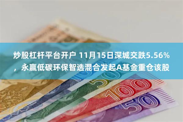 炒股杠杆平台开户 11月15日深城交跌5.56%，永赢低碳环保智选混合发起A基金重仓该股