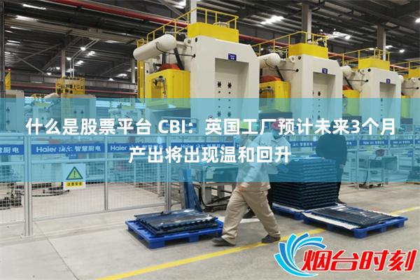 什么是股票平台 CBI：英国工厂预计未来3个月产出将出现温和回升